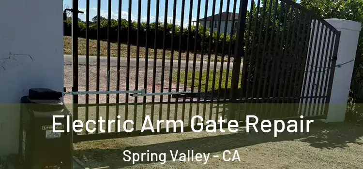  Electric Arm Gate Repair Spring Valley - CA