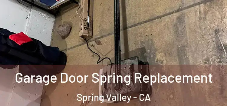  Garage Door Spring Replacement Spring Valley - CA
